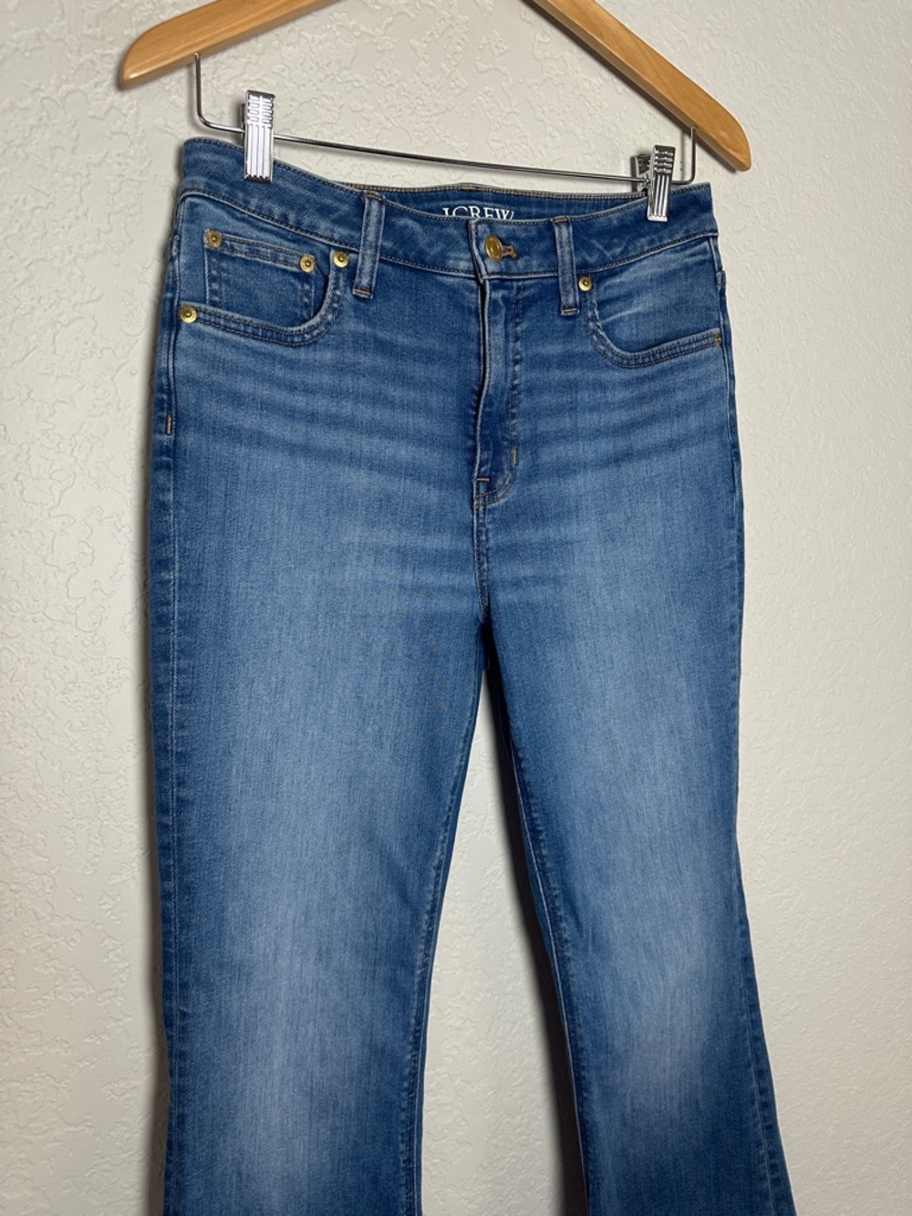 J.Crew Skinny Flare Jeans Timeless Chic Classic Minimalist Preppy Size 28 BW150 - Picture 3 of 10